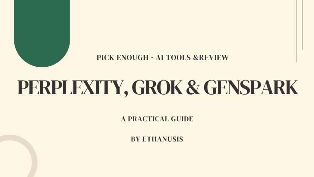 Perplexity Grok Genspark review